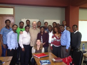Gospel of John class at Addis Bible College.