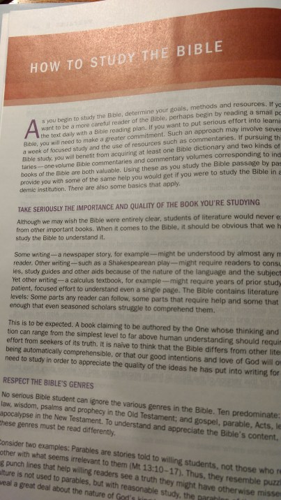 How to Study the Bible