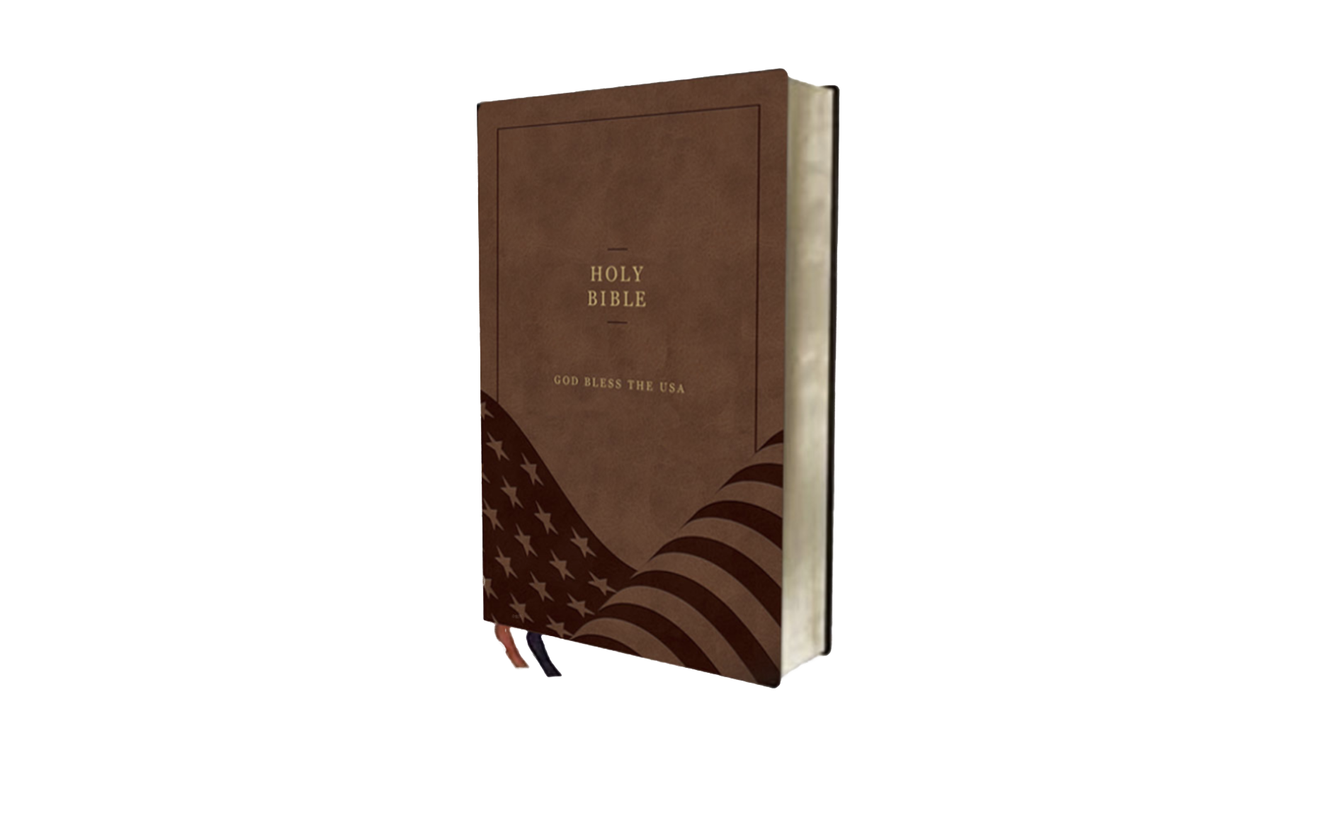 An image of the planned “God Bless the USA” Bible.